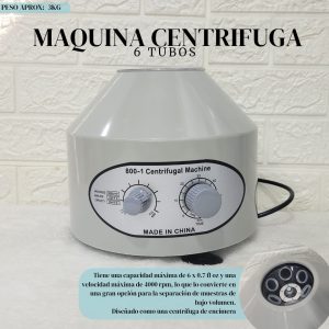 MAQUINA CENTRIFUGA 6 TUBOS