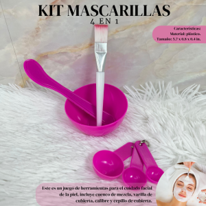 KIT MASCARILLAS 4 EN 1